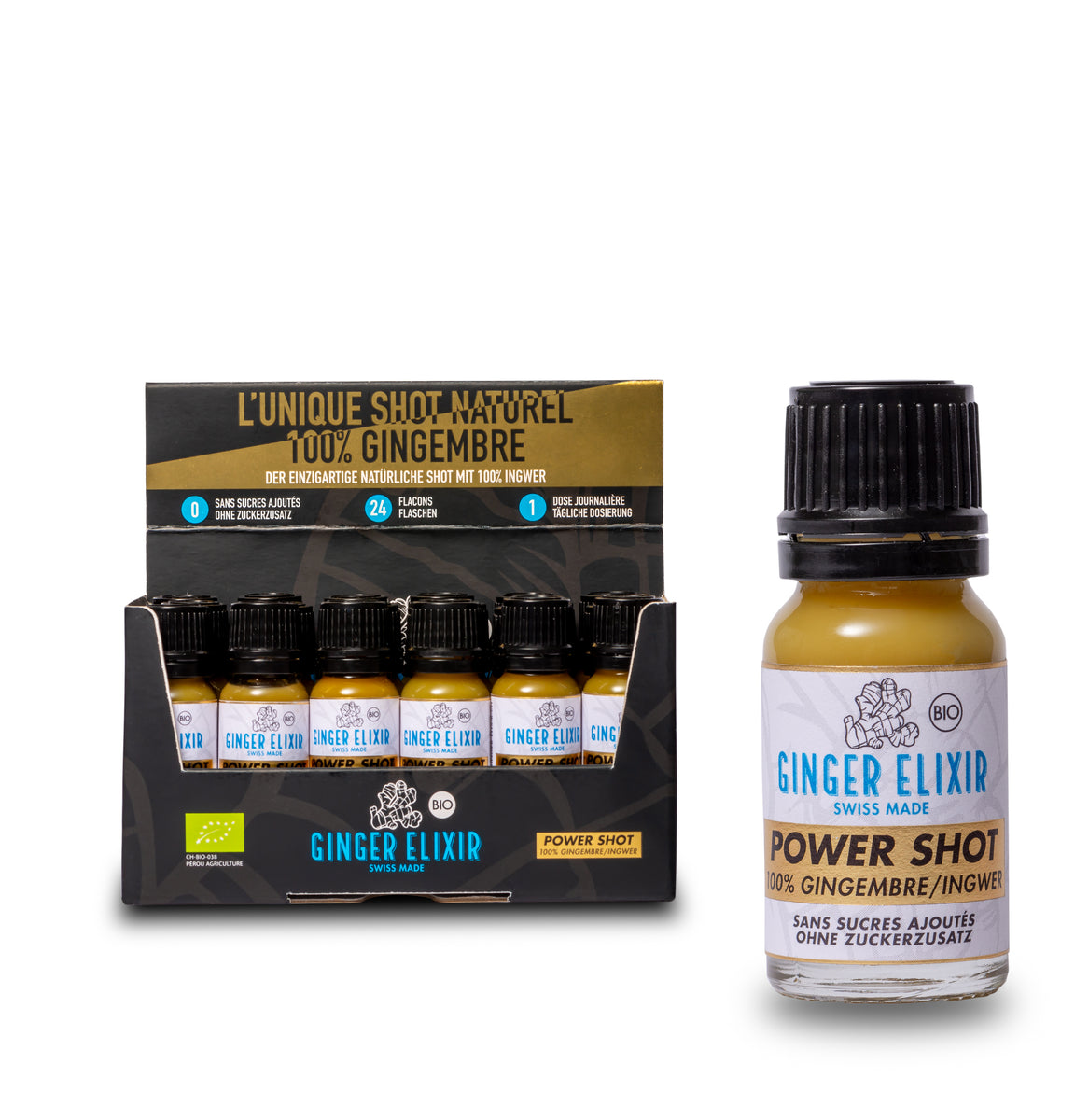Power Shot - 5 x 10ml – ginger-elixir
