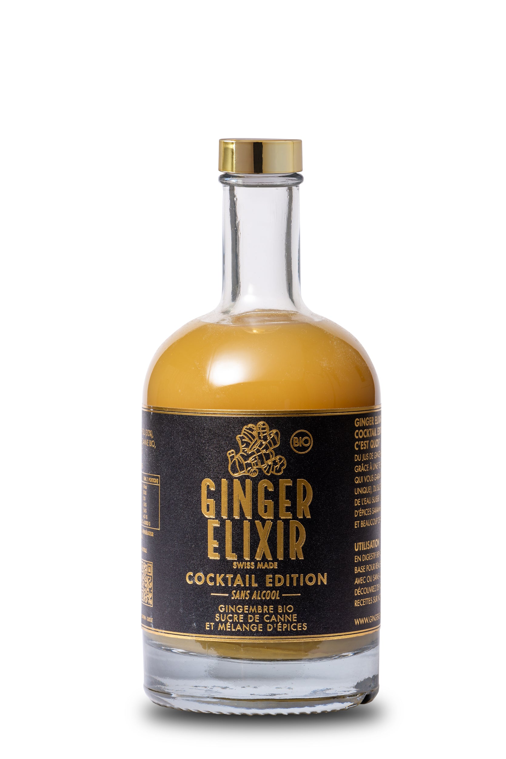 COCKTAIL EDITION – Mischung aus Bio-Ingwer, Rohrzucker und Gewürzen – 500-ml-Flasche
