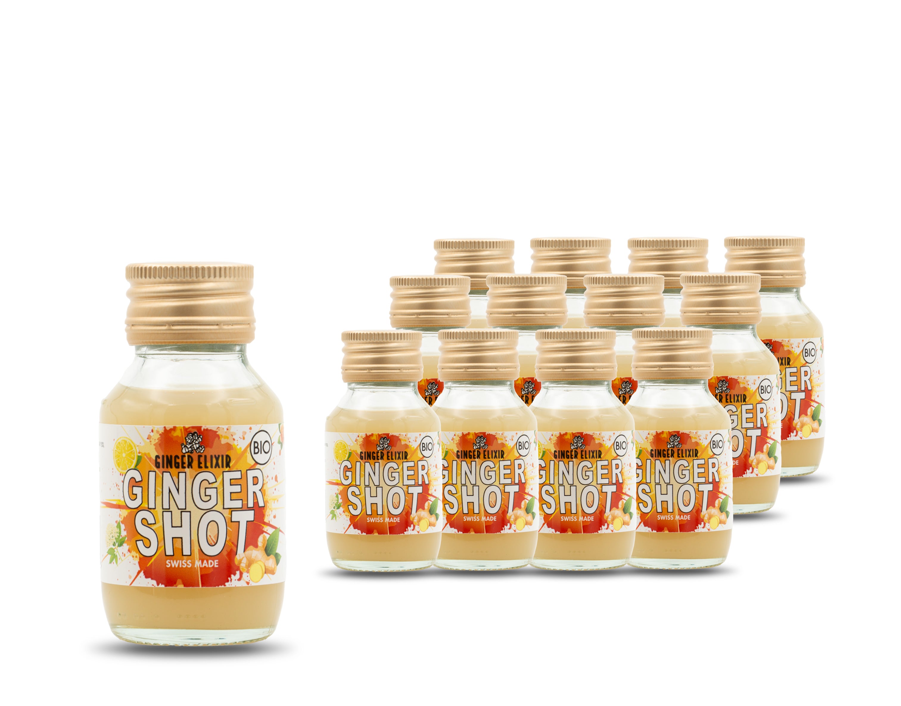 Packung mit 12 x Ginger Shot 50 ml